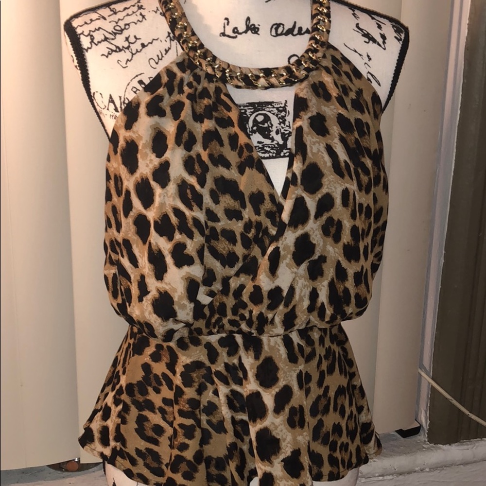 Beautiful leopard print blouse